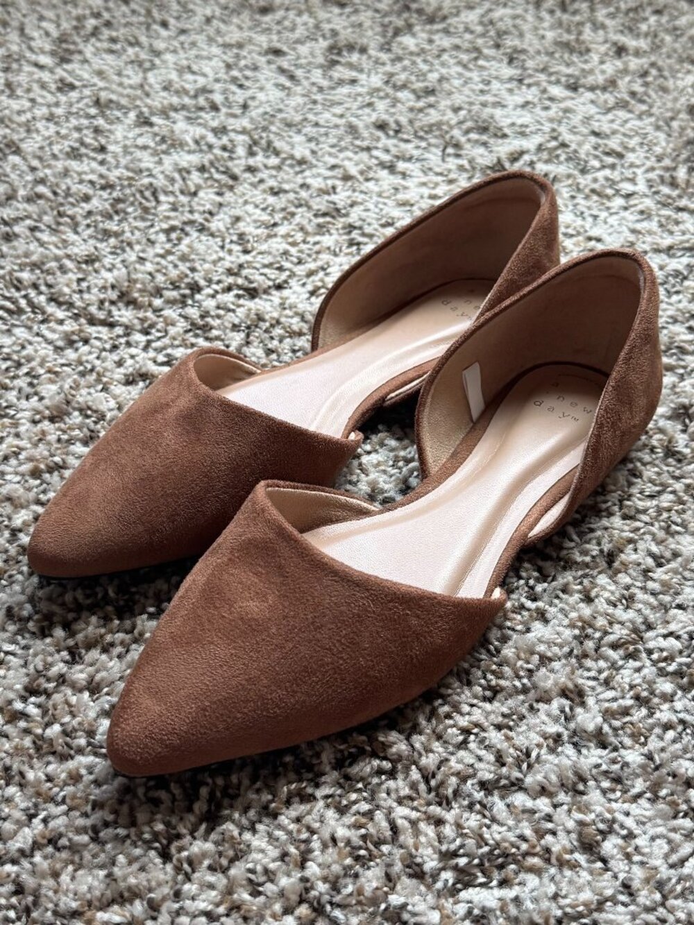 A New Day d'orsay pointed toe flats